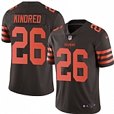 Nike Men & Women & Youth Browns 26 Derrick Kindred Brown Color Rush Limited Jersey,baseball caps,new era cap wholesale,wholesale hats